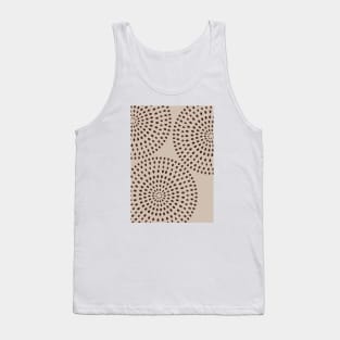 Boho Mid Century Dots 7 Tank Top